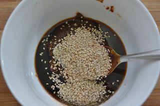 Buckwheat and Pork Stew with Noodles step 3: In a bowl, mix 3 tablespoons Korean soybean paste, 2 tablespoons soy sauce, 1 ta