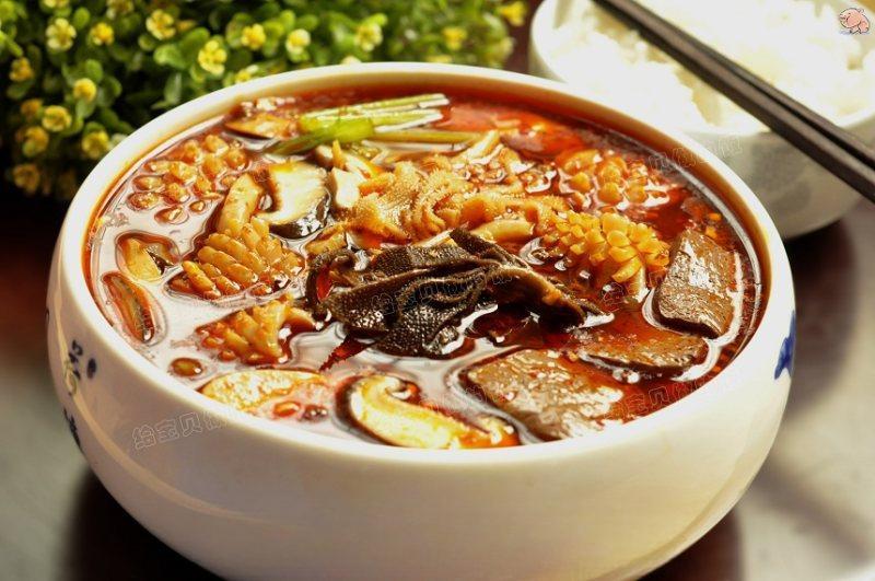 Mao Xue Wang (Sichuan Spicy Duck Blood Hot Pot) recipe photo