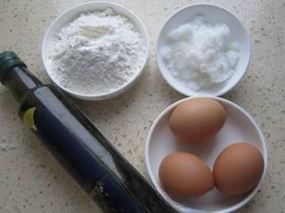 Cake Recipe step 1: Prepare the ingredients.