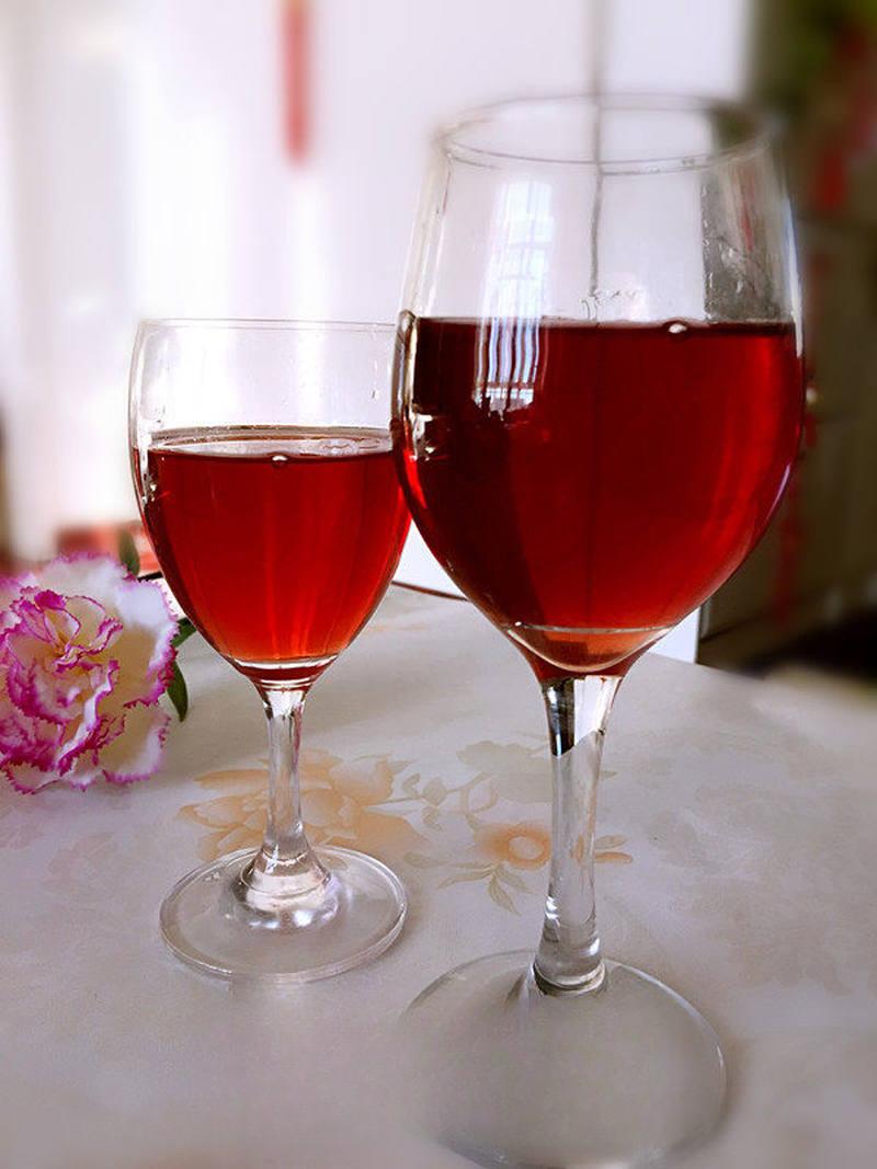 Homemade Grape Wine finished dish