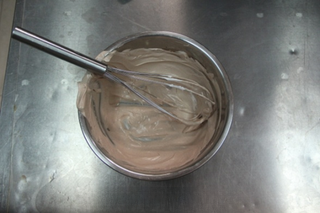 Cocoa Mousse Layer: Milk step 5: Stir until well combined.