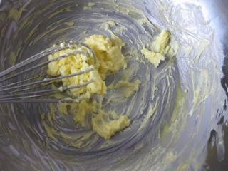 Easy Butter Cookies Recipe step 1: Soften the butter at room temperature, then whisk until smooth and lighter in co