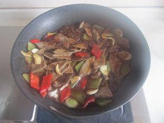 Stir-Fried Liver with Bok Choy and Red Pepper step 9: Cook until the sauce thickens and coats all ingredients evenly. Serve immediatel