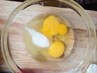 Oatmeal Muffins step 2: Whisk the eggs and granulated sugar together until well combined.