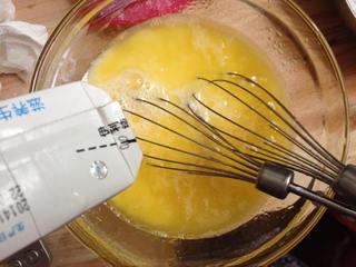 Oatmeal Muffins step 4: Pour in the milk and stir until smooth.