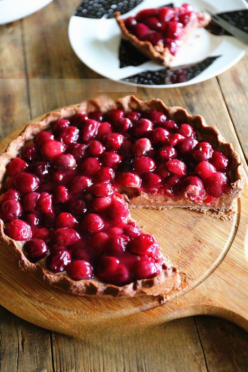 Cherry Chocolate Tart recipe photo