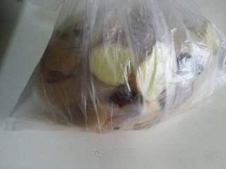 Five-Spice Roasted Chicken step 9: Place the chicken into a large zip-top bag or covered container. Add any remaini