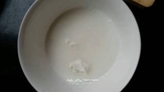 Candied Apple Fritters step 3: Combine the cornstarch and all-purpose flour in a bowl. Gradually add water whil