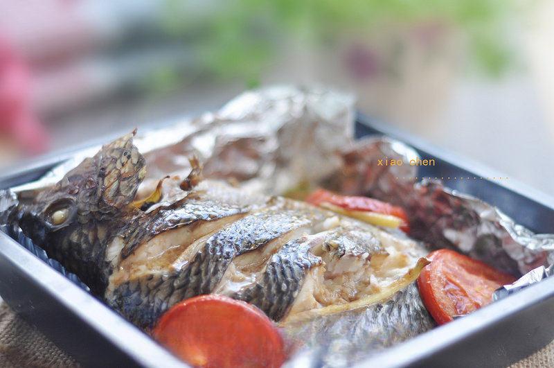 Baked Tilapia with Vegetables recipe photo