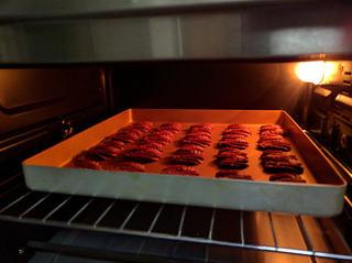 Chocolate Butter Cookies step 10: Bake in a preheated oven at 180°C (356°F) on the middle rack for approximately 1
