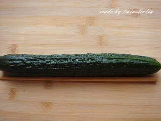 Sichuan Peppercorn Cucumber Salad step 10: Continue making thin cuts along the entire cucumber.