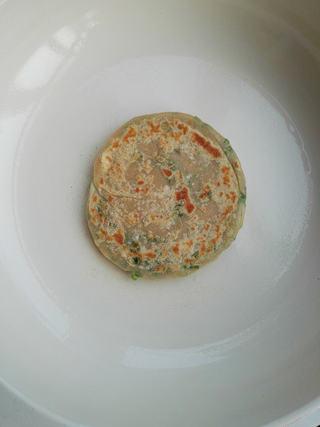 Whole Wheat Scallion Pancakes step 13: Cook both sides until golden brown and lightly crisp. The pancake is done when t