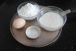 Japanese Dorayaki Recipe step 1: Gather all ingredients.