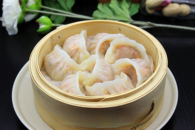 Crystal Shrimp Dumplings (Har Gow) finished dish