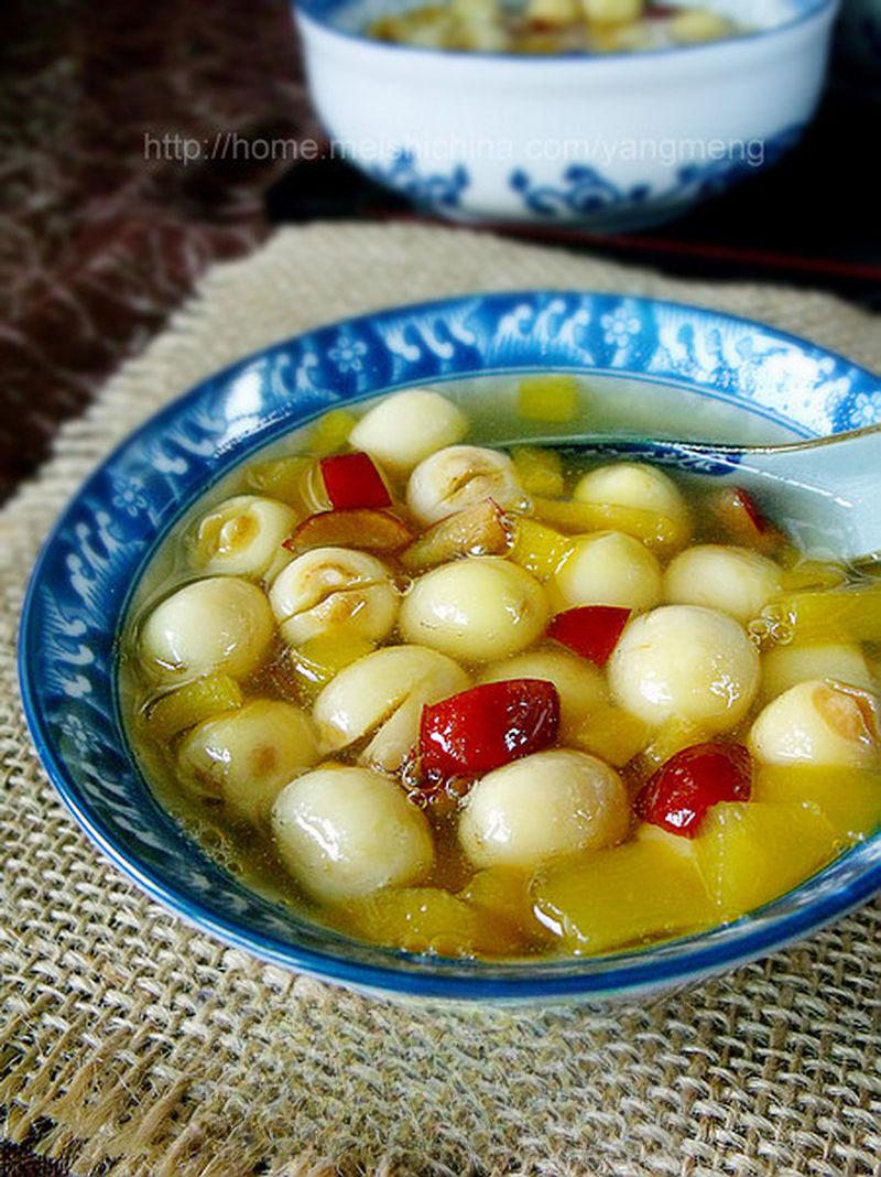Sweet Lotus Seed Pudding recipe photo