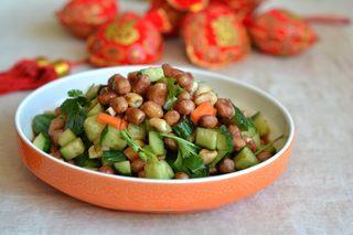 Peanut Cucumber Salad Recipe step 8: Serve immediately or chill briefly before serving.
