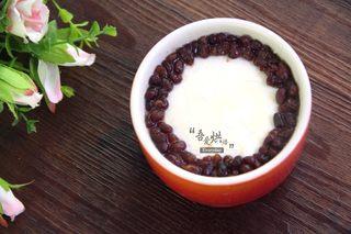 Double-Skin Milk Pudding with Red Beans step 11: Serve warm or chilled and enjoy.