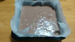 Black Forest Cake step 14: Pour in the batter and bake at 180°C (350°F) for about 30 minutes.