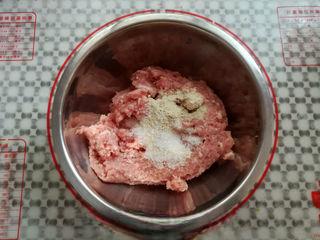 Homemade Pork Jerky step 4: Add the salt, ground black pepper, and sugar. Mix until evenly combined.
