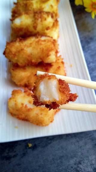 Crispy Fried Milk Recipe step 11: Serve warm.
