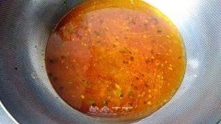 Spicy Hot Pot Noodle Soup step 6: Pour in water and add the sugar. Bring the broth to a boil.