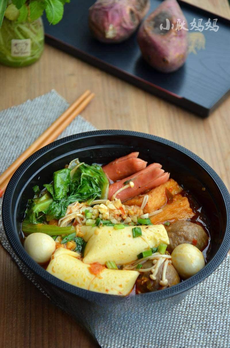 Spicy Hot Pot Noodle Soup finished dish