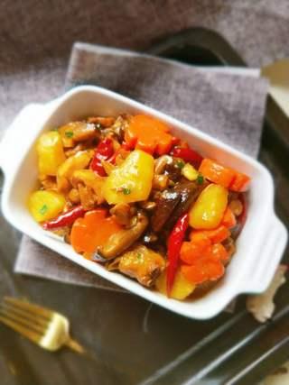 Braised Chicken with Shiitake Mushrooms and Root Vegetables step 15: Serve hot and enjoy this warming, comforting dish.