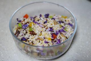 Omelette Fried Rice step 13: Set the prepared fried rice aside.
