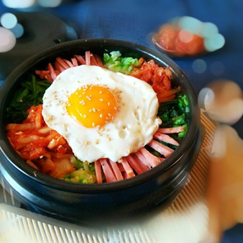 Korean Stone Pot Bibimbap recipe photo