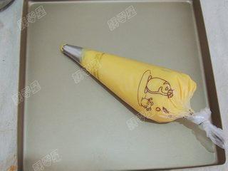Classic Cream Puffs step 14: Fill the piping bag with the choux pastry dough.