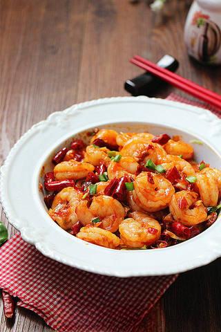 Spicy Garlic Shrimp with Doubanjiang step 12: Enjoy this spicy and flavorful shrimp dish with steamed rice.