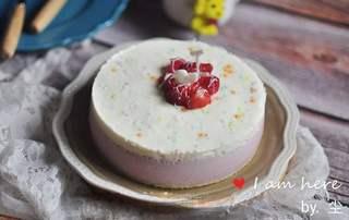Strawberry Yogurt Mousse Cake step 27: Decorate as desired and serve chilled.