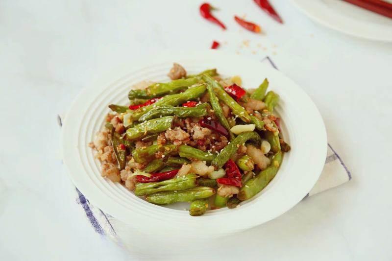 Stir-Fried String Beans with Minced Pork recipe photo