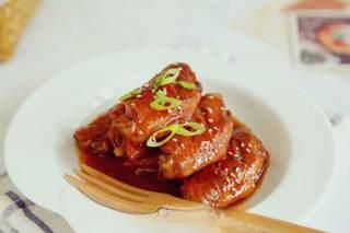 Braised Chicken Wings with Sweet and Savory Flavor step 10: Finished dish.