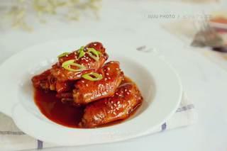 Braised Chicken Wings with Sweet and Savory Flavor step 9: Finished dish.