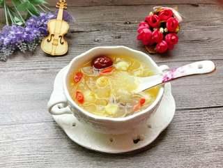 Tremella and Lotus Seed Sweet Soup step 13: Serve warm or chilled as desired.