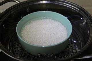 Vegetable Curry Rice step 2: Steam or cook the rice until tender and fluffy.