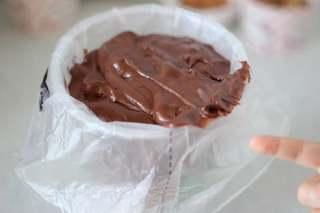 Dark Chocolate Walnut Brownies step 13: Transfer the batter to a piping bag.