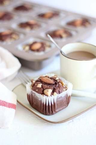 Dark Chocolate Walnut Brownies step 18: Serve and enjoy.