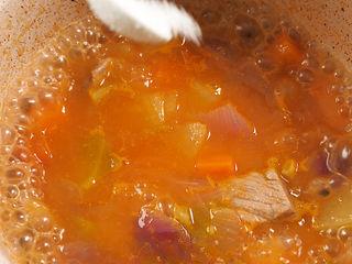 Tomato Beef Brisket Stew step 8: Continue braising for about 30 minutes until the vegetables are tender and the f