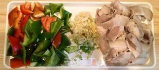 Twice-Cooked Pork with Peppers step 2: Allow the cooked pork belly to cool completely. Refrigerate for about 1 hour to 