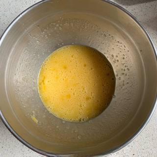 Coconut Egg Tart Recipe step 3: Add the coconut milk and milk, then whisk until fully combined.
