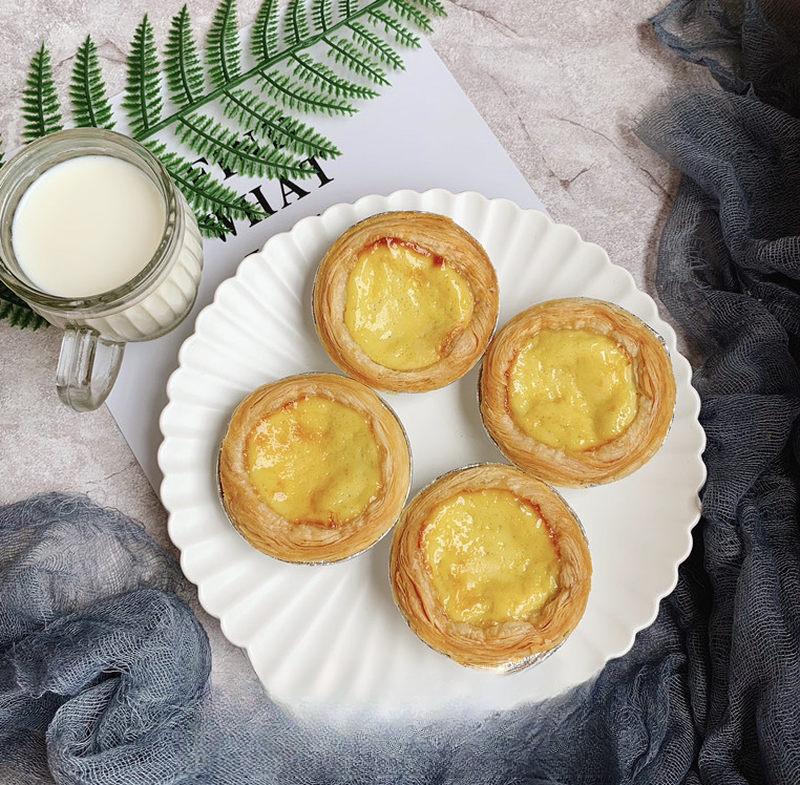 Coconut Egg Tart Recipe finished dish