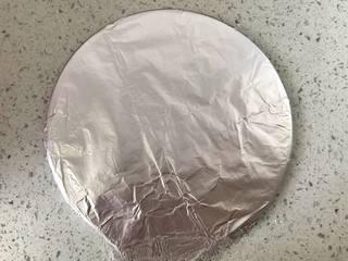 Japanese Yogurt Cheesecake step 1: Wrap the bottom of a springform or chiffon cake pan tightly with aluminum foil t