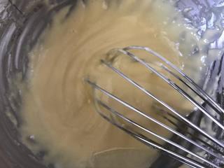 Japanese Yogurt Cheesecake step 6: Fold gently until a smooth batter forms without visible dry flour.