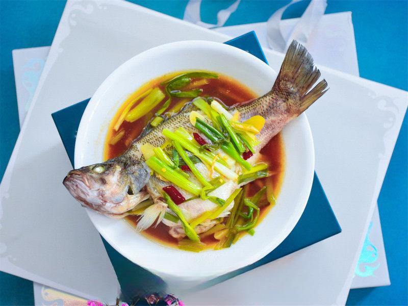Chinese Steamed Sea Bass recipe photo