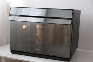 Osmanthus Chiffon Cake step 10: Bake on the lower-middle rack at 150°C (300°F) for about 36 minutes, or until th