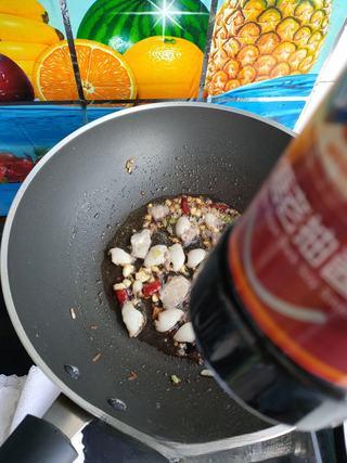 Stir-Fried Cabbage with Pork step 7: Add the cabbage and toss continuously over high heat.