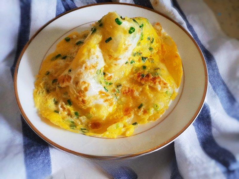 Easy Scallion Egg Pancakes recipe photo