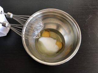 Classic Sponge Cake step 2: Add the sugar and beat with an electric mixer on high speed until the mixture be